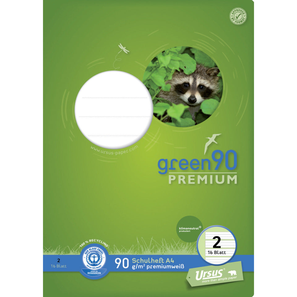Schulheft Premio, A4, 90g/m², 16 Blatt, Lin.2, linert STAUFEN PREMIO 040782002 STAUFEN PREMIO 040782002 90g