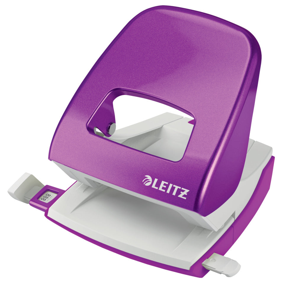 Locher NeXXt WOW, 30 Blatt, Anschlagschiene, Metall, Blister, violett LEITZ 50082062 LEITZ 5008-20-62 NeXXT Blister