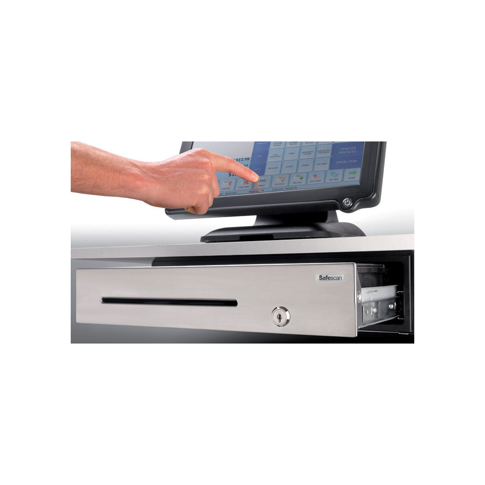 Kassenlade 4 Fächer schwarz   HD4141 SAFESCAN 132-0426 SAFESCAN 132-0426 HD4141