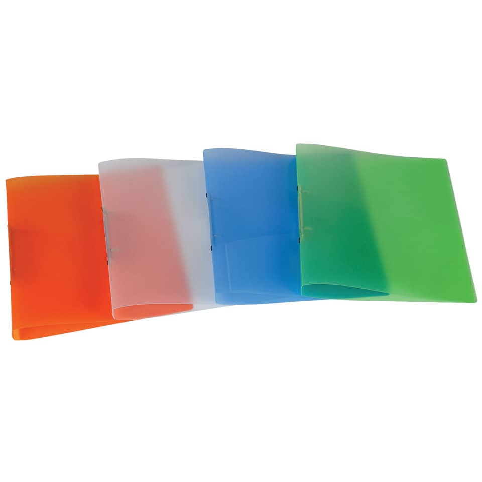 Ringbuch, A4, 2-Ring, 16mm, transparent, sortiert DONAU 8562201-99 DONAU 8562201-99 transp.2R 16 mm