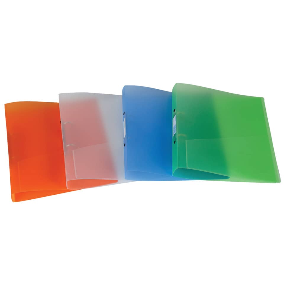 Ringbuch, A4, 2-Ring, 25mm, transparent, sortiert DONAU 8564201-99 DONAU 8564201-99 transp. 2R 25mm