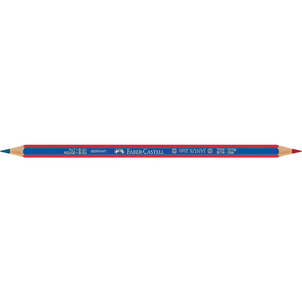 Farbstift Janus, rot/blau FABER CASTELL 116000