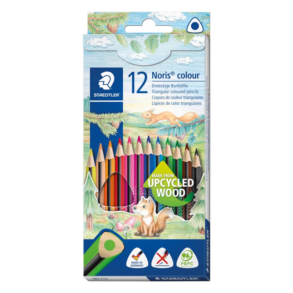 Farbstiftetui Noris® colour, 3mm, 12 Stück, sortiert STAEDTLER 187 C12 STAEDTLER 187 C12 Noris Colour