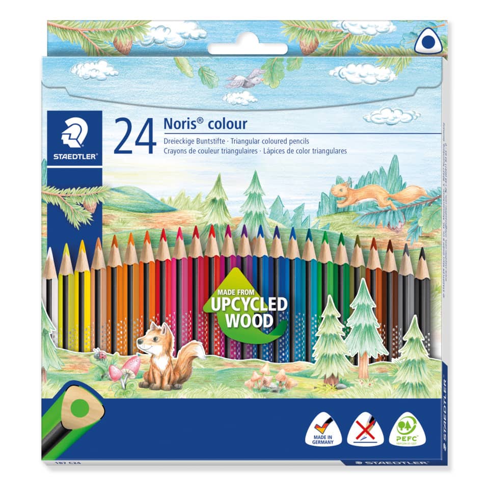 Farbstiftetui Noris® colour, 3mm, 24 Stück STAEDTLER 187 C24 STAEDTLER 187 C24 Noris Colour