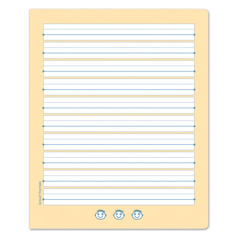 Heft Quart, 80g/m², 20 Blatt, Lin.S2, liniert URSUS FORMATI 06053181 FORMATI 060531 81 Triotec