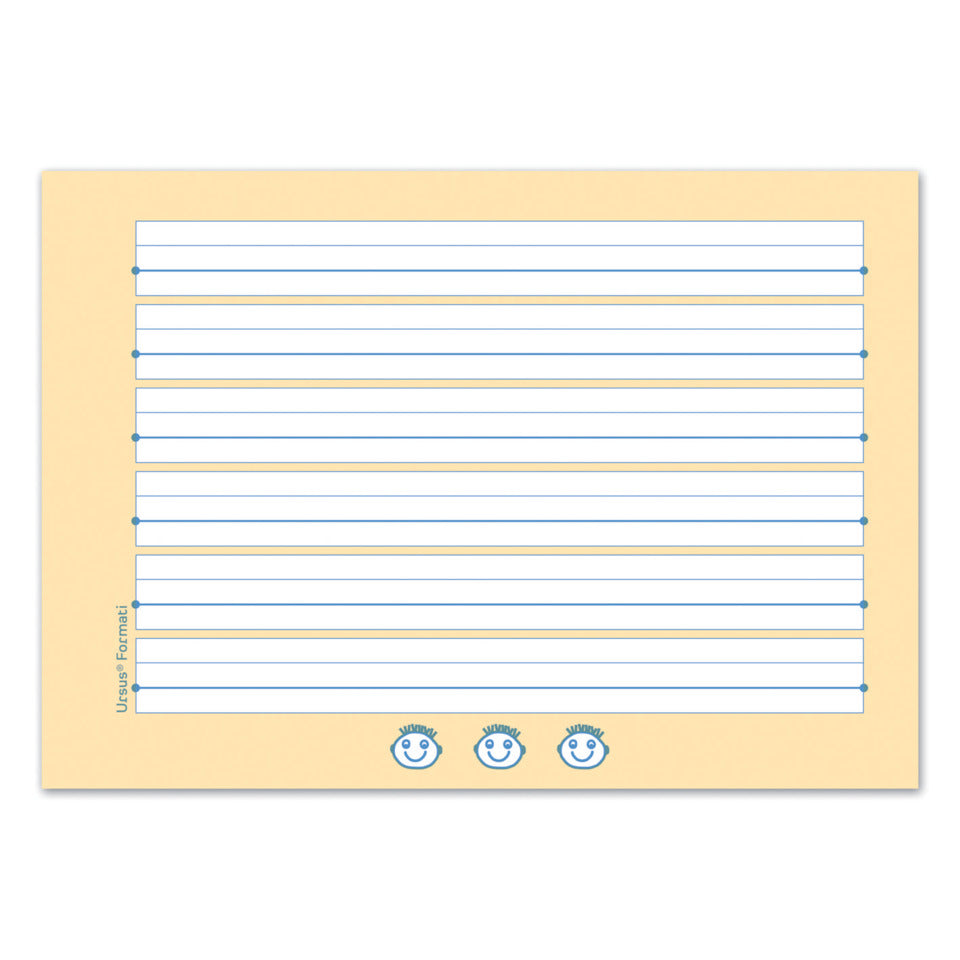Übungsblock, A5 quer, 48 Blatt, liniert URSUS FORMATI 061530086 FORMATI061530086 Triotec