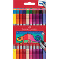 Fasermaler Zweispitz, 20 Stück, sortiert FABER CASTELL 151119
