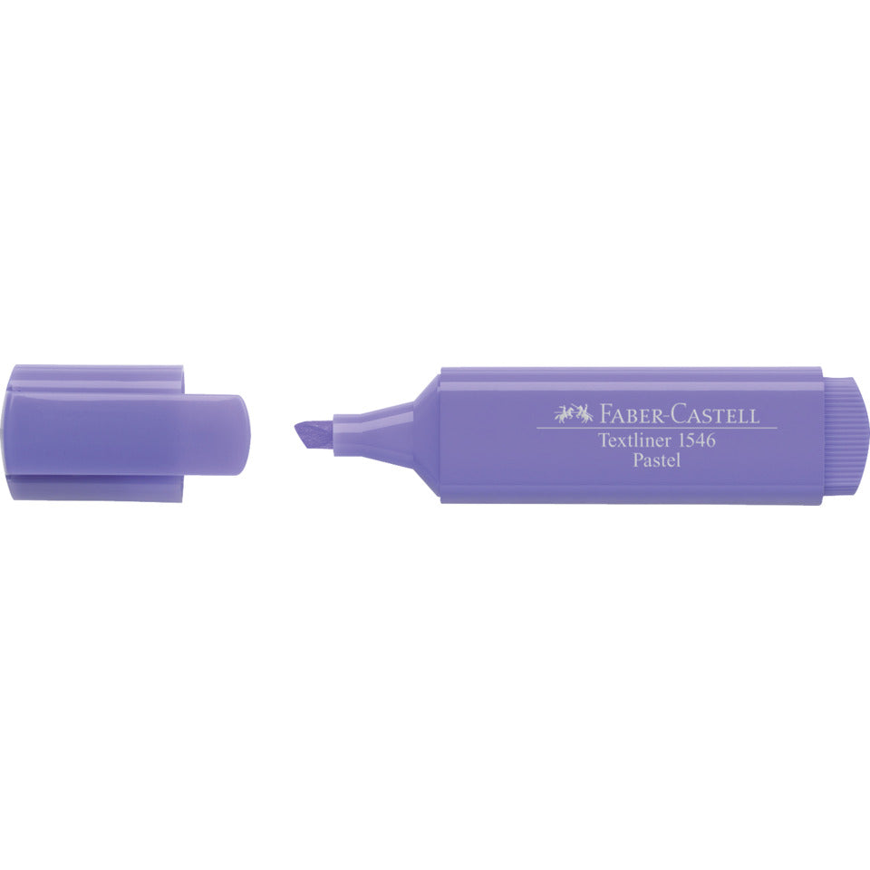 Textmarker Superfluorescent 46, 1-5mm, pastell flieder FABER CASTELL 154656