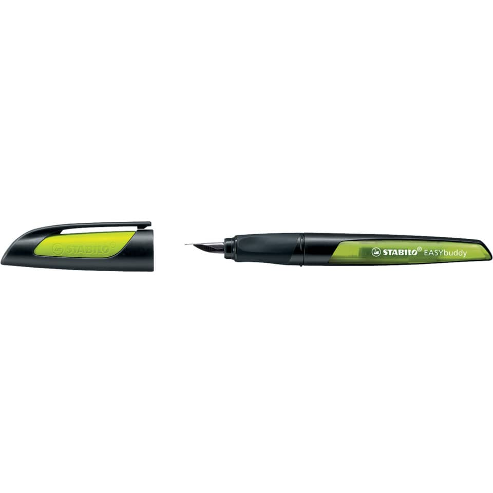 Füllfederhalter EASYbuddy®, Linkshänder, schwarz/limette STABILO 5033/1-41