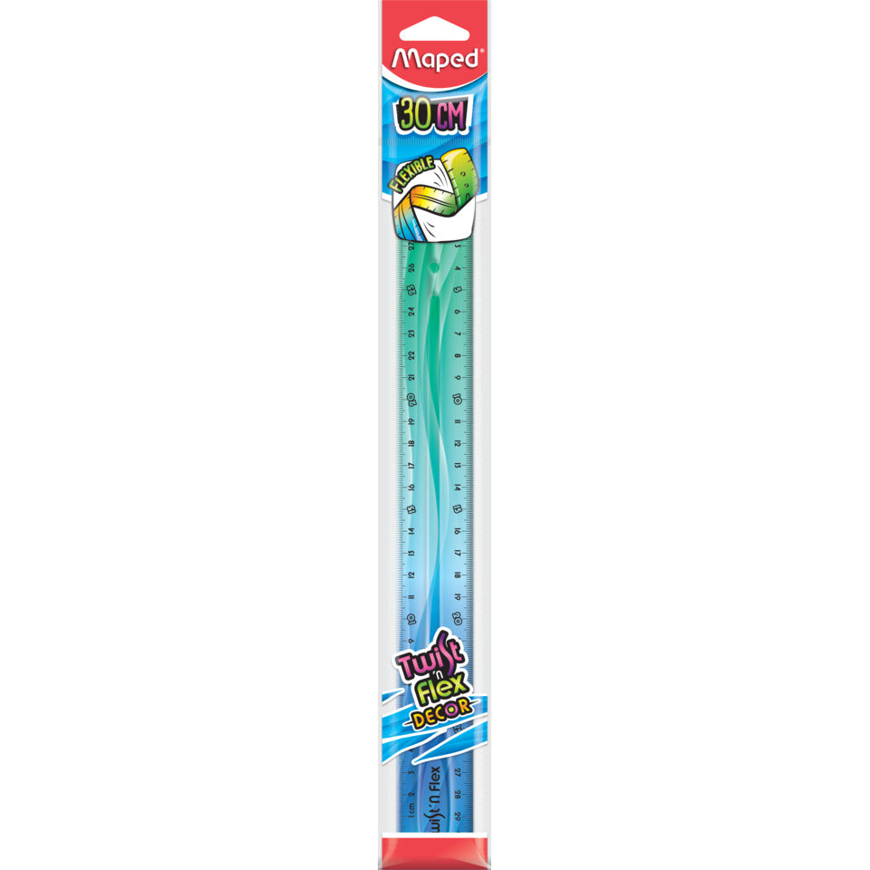 Lineal Twist'n Flex Decor, 30cm, sortiert MAPED M279315 MAPED 279315 Plastik