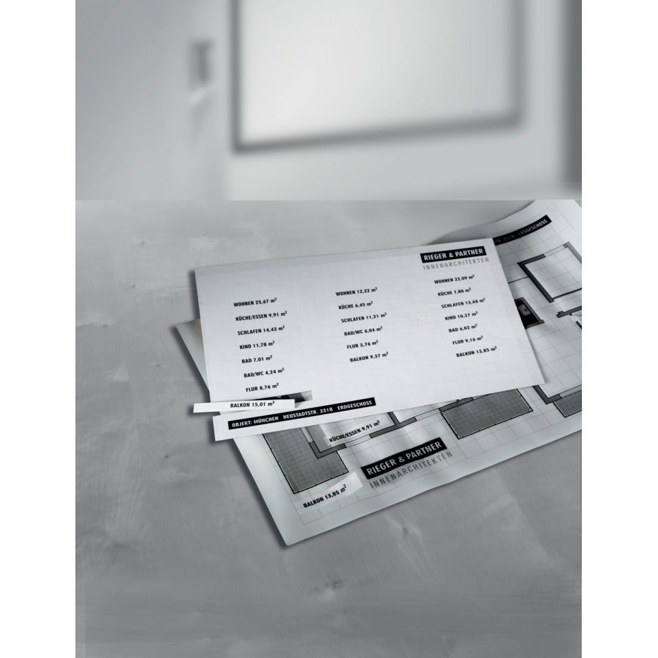 Transparente, selbstklebende Folien, A4, einseitig beschichtet, 100 Bogen AVERY ZWECKFORM 3480 ZWECKFORM 3480 100BL