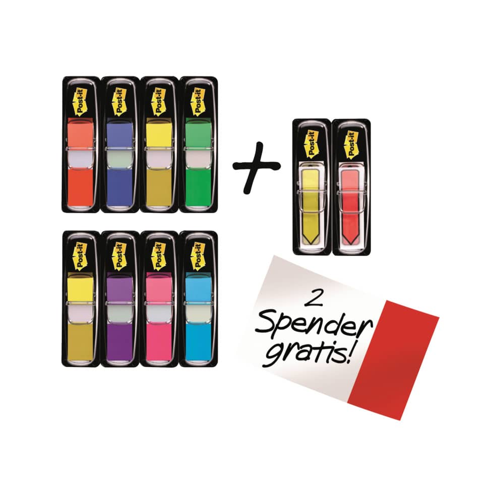 Haftstreifen Index Mini Promotion, je 8 x Post-it® Index Mini + 2 x Post-it® Index Pfeile gratis POST-IT 683-VAD1 POST-IT® 683-VAD1