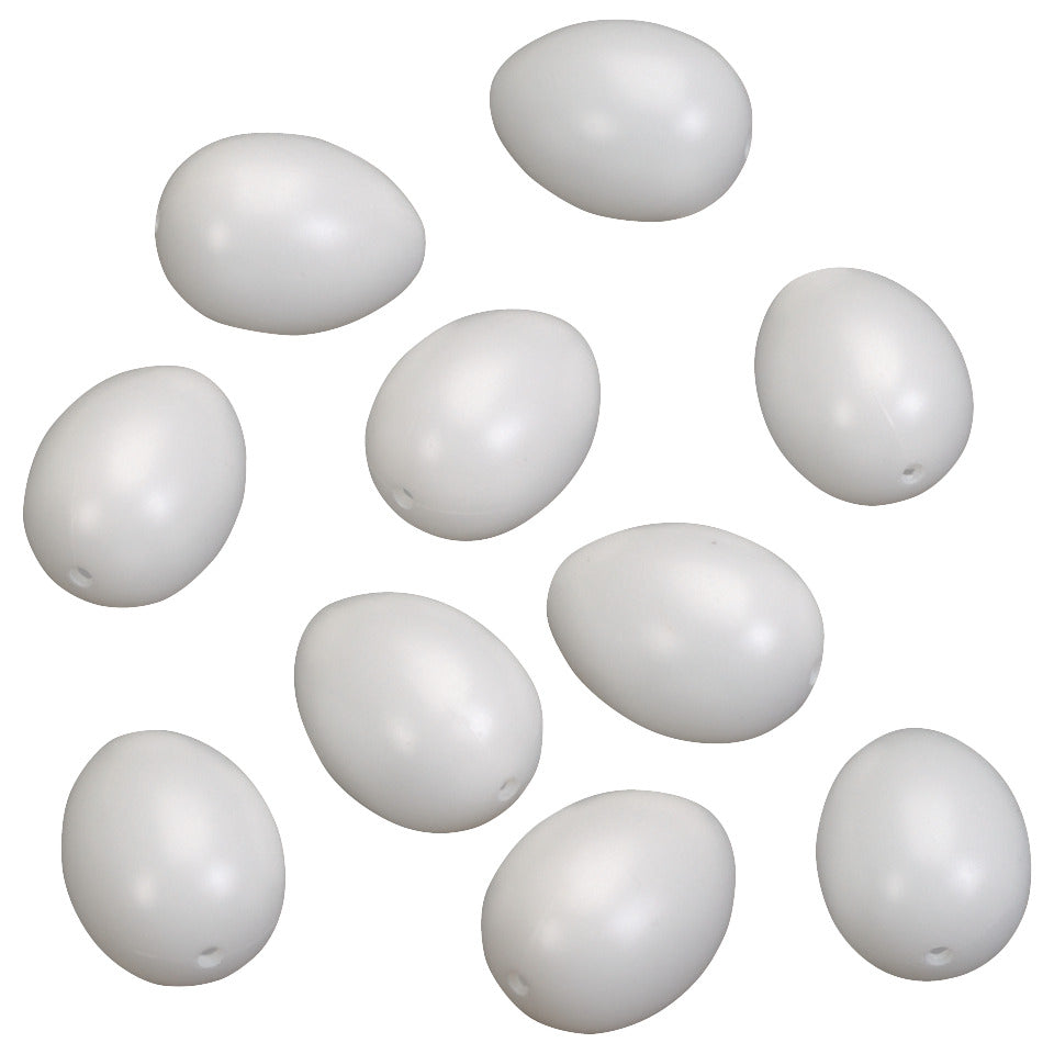 Kunststoffeier, 60x45mm, 10 stück, weiß KNORR PRANDELL 216924100 KNORR prandell 21-6924100