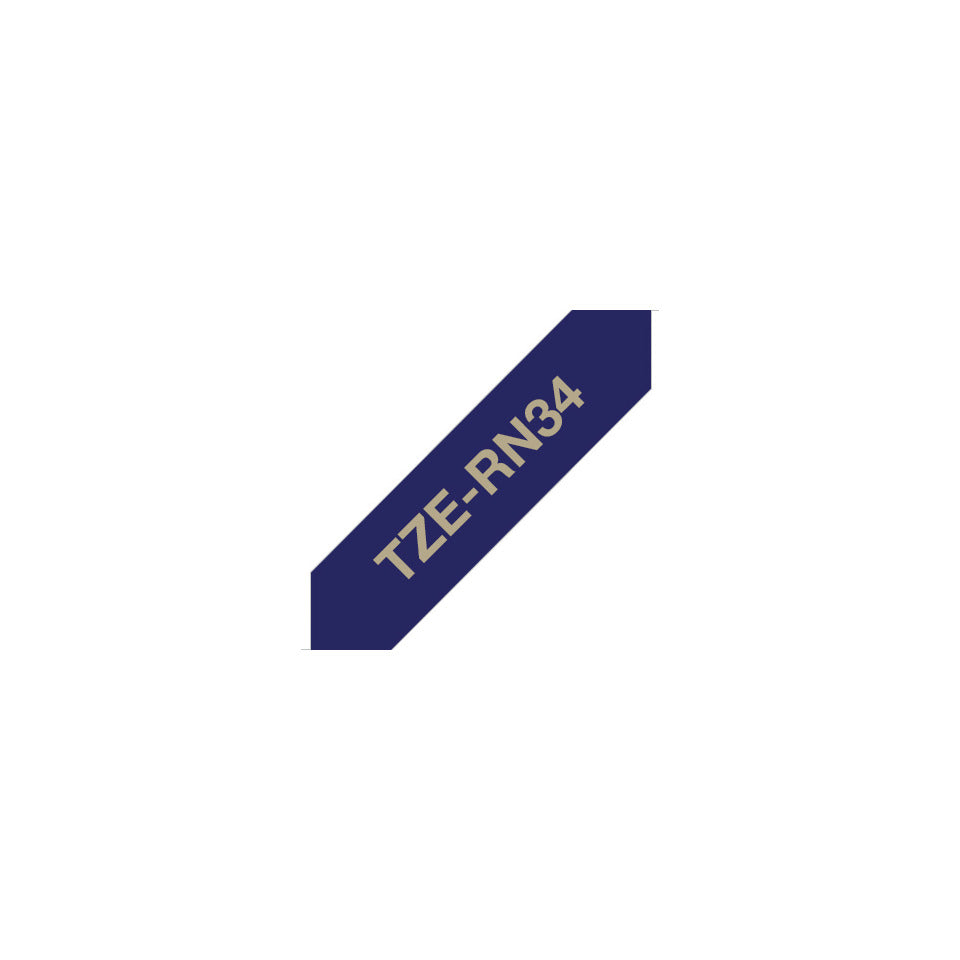 Textilband, 12mmx4m, gold/marineblau BROTHER TZERN34 BROTHER TZERN34 12mm x 4m