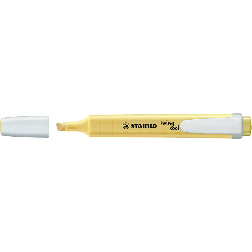 Textmarker swing® cool Pastel, 1-4mm, pudriges gelb STABILO 275/144-8 STABILO 275/144-8 Pastel