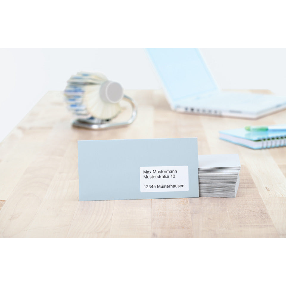 Etiketten Premium permanent, 99,1x38,1mm, 140 Stück, weiß HERMA 8635 HERMA 8635 140 St. permanent haftend