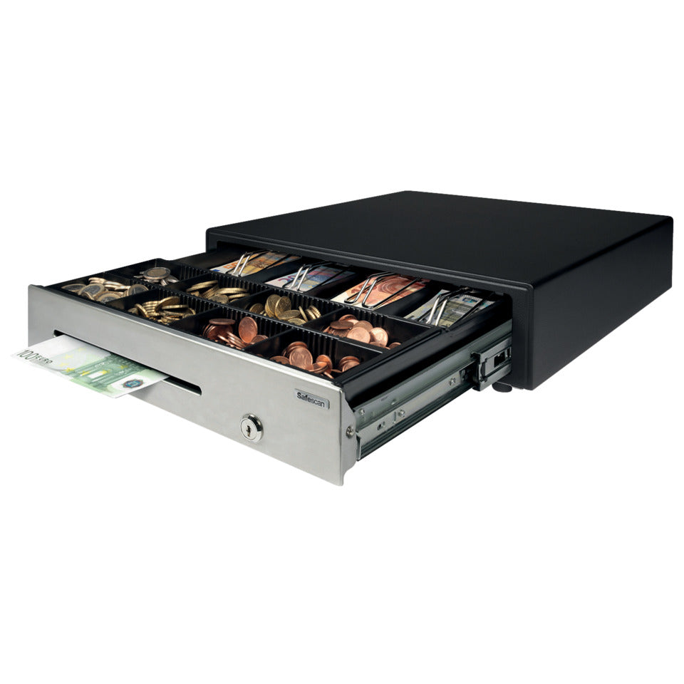 Kassenlade 4 Fächer schwarz   HD4141 SAFESCAN 132-0426 SAFESCAN 132-0426 HD4141