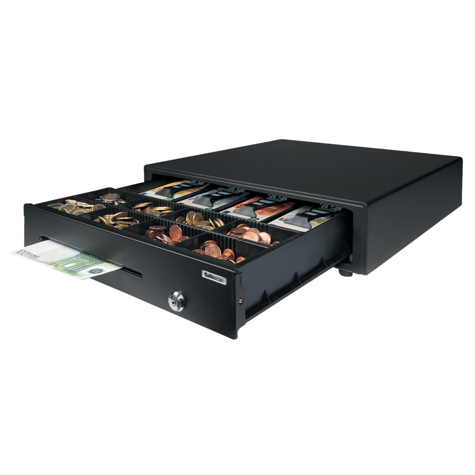 Kassenlade 4 Fächer schwarz   LD4141 SAFESCAN 132-0423 SAFESCAN 132-0423 LD4141
