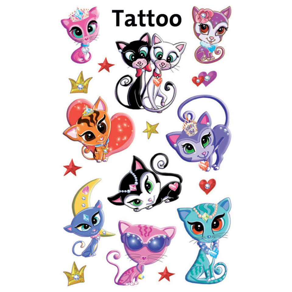 Tattoos Cats DeLuxe, 17 Stück AVERY ZWECKFORM 56675