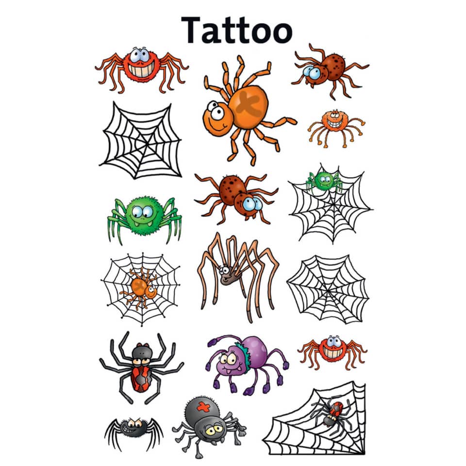 Tattoos Spinnen, 17 Stück AVERY ZWECKFORM 56693