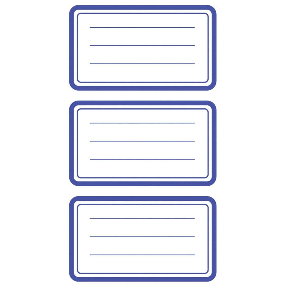 Buchschild blauer Rand AVERY ZWECKFORM 59286