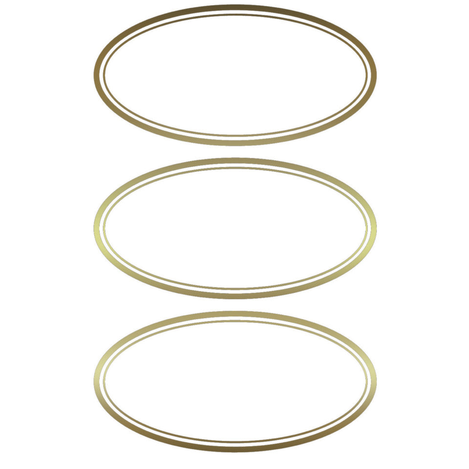 Haushaltsetiketten oval, 6 Stück, gold AVERY ZWECKFORM 59419 ZWECKFORM 59419  6 Stück