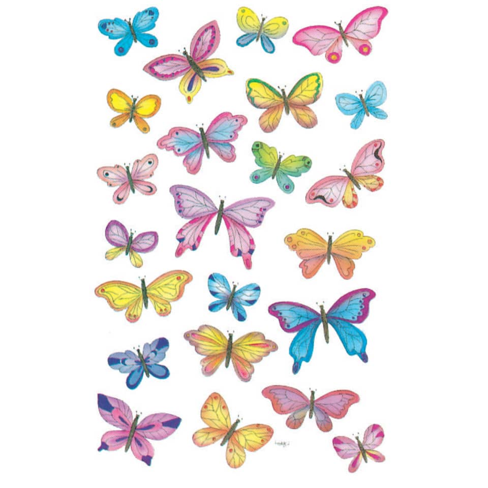 Schmucketikett Schmetterling, 69 Stück AVERY ZWECKFORM 4390