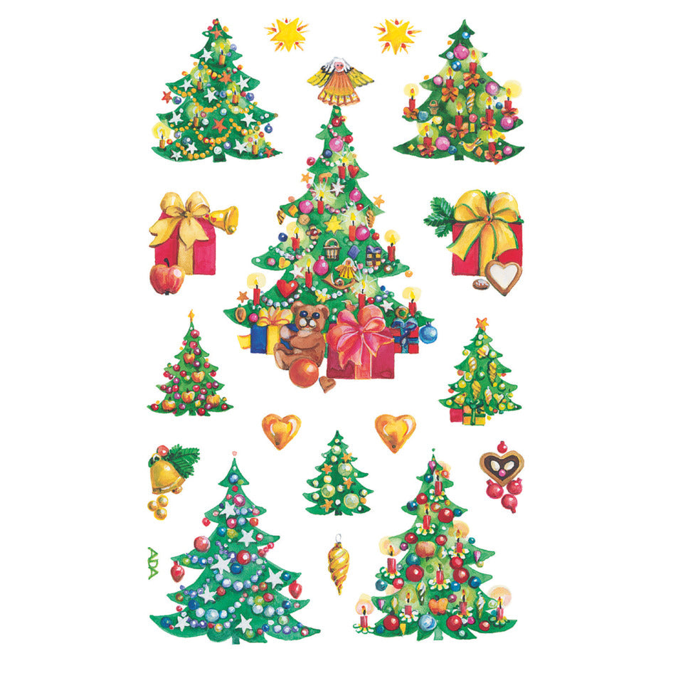 Weihnachtssticker Weihnachtsbäume, 30 Stück AVERY ZWECKFORM 52401 ZWECKFORM 52401 Weihnachtsbäum