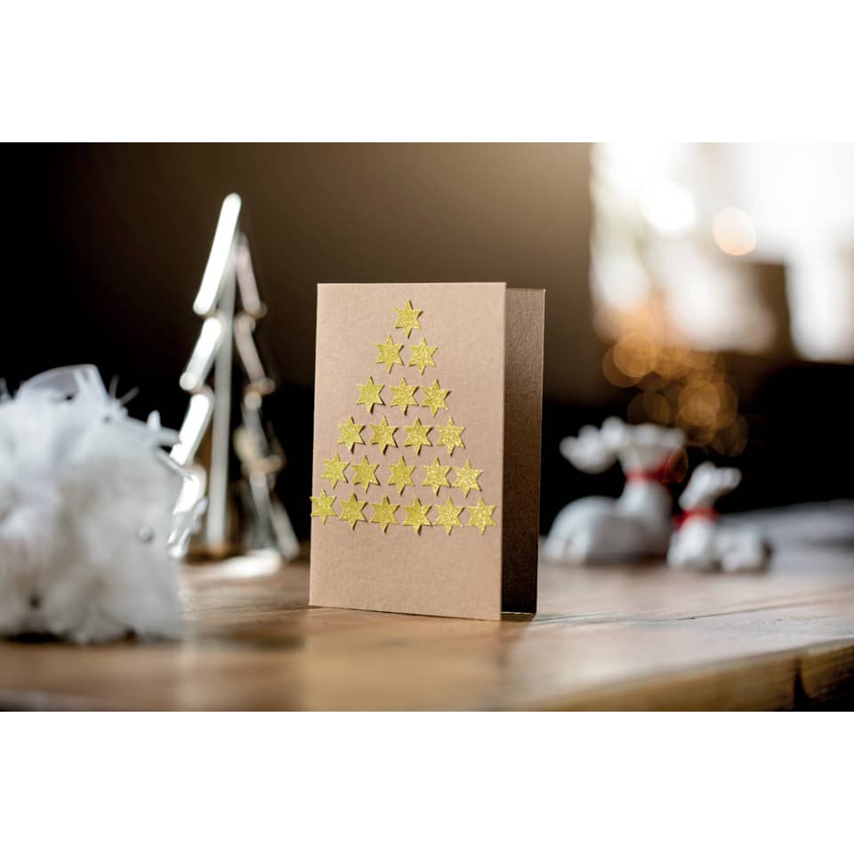 Weihnachtssticker Sterne, 21mm, 30 Stück AVERY ZWECKFORM 4112 ZWECKFORM 4112 gold