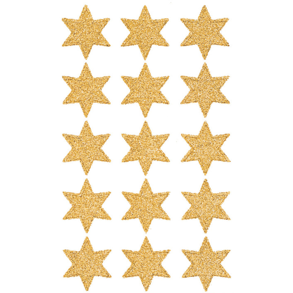 Weihnachtssticker Sterne, 21mm, 30 Stück AVERY ZWECKFORM 4112 ZWECKFORM 4112 gold