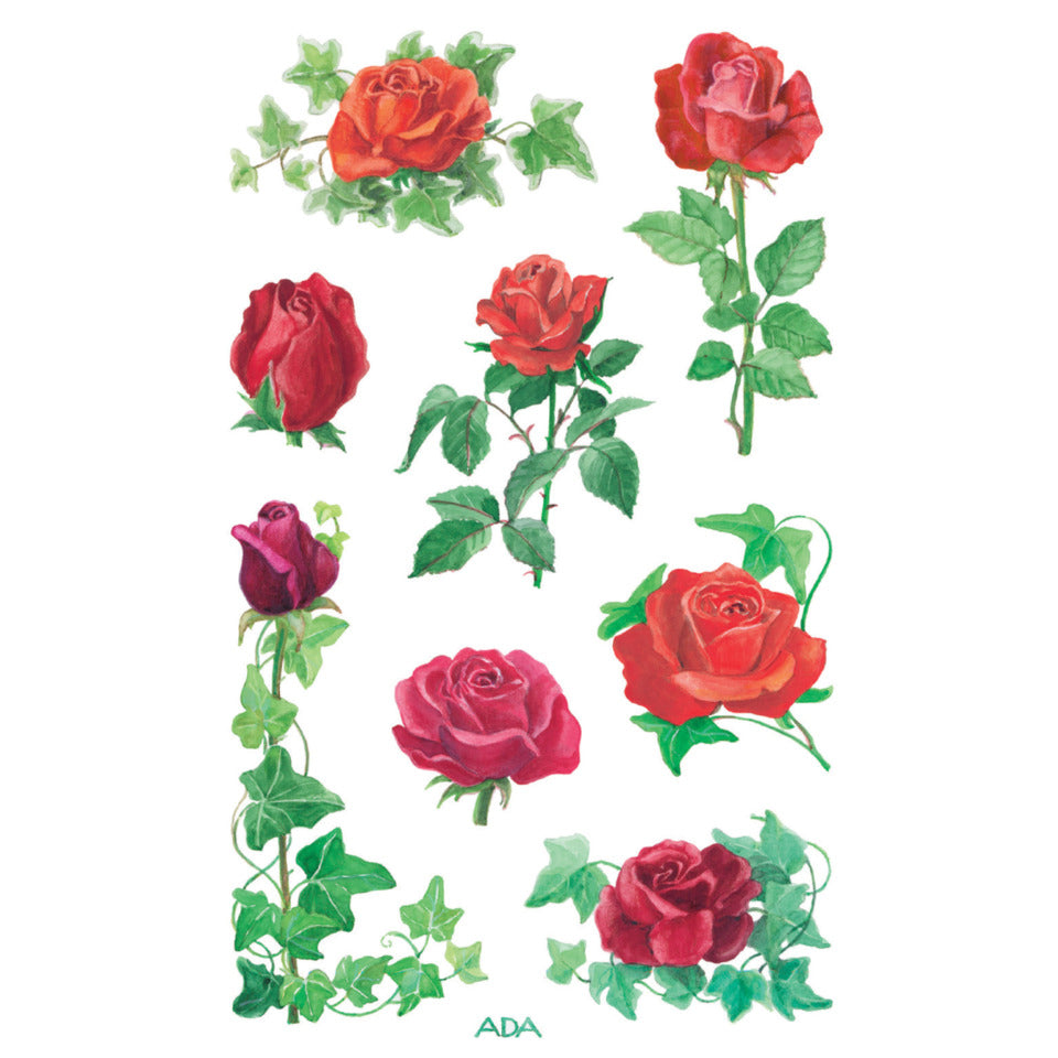 Schmucketikett Rosen Efeu, 24 Stück AVERY ZWECKFORM 54261