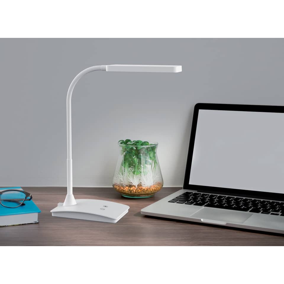 LED-Tischleuchte MAULpearly colour vario, dimmbar, 3000-6500 Kelvin, weiß MAUL 82017 02 MAUL 82017 02 dimmbar