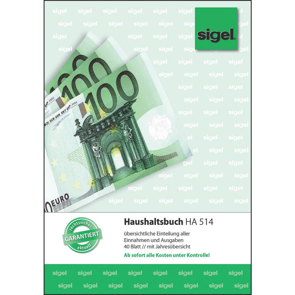 Haushaltsbuch, A5, 40 Blatt SIGEL HA514