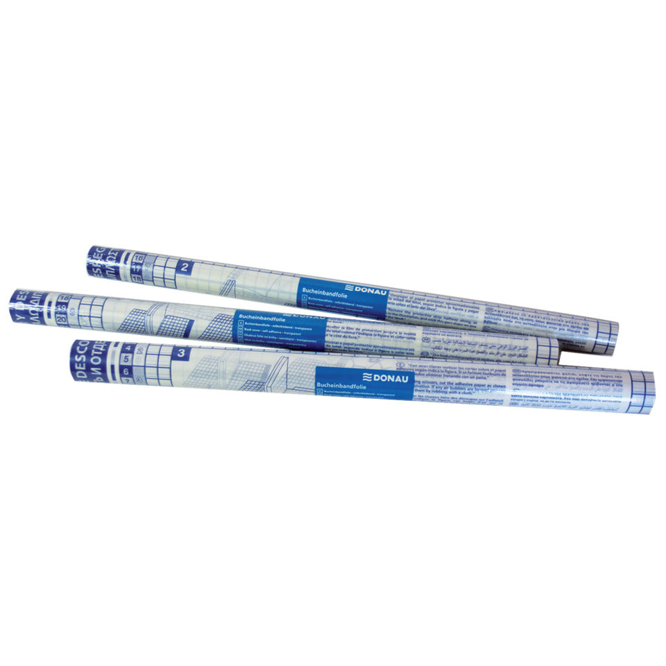 Einbandfolie selbstklebend, 5 m x 45 cm DONAU 8005076-00 DONAU 8005076-00 selbstklebend