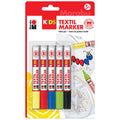 Textilmarker, 5 Stück, sortiert MARABU 03140 000 00001