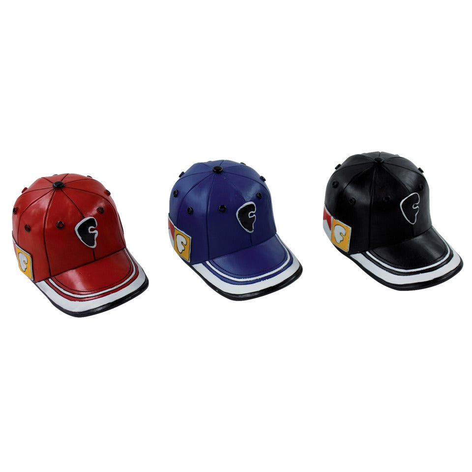 Spardose Baseballkappe, 13x9x6,7cm, Keramik, sortiert PBS 41489 41489 13x9x6,7cm  Keramik