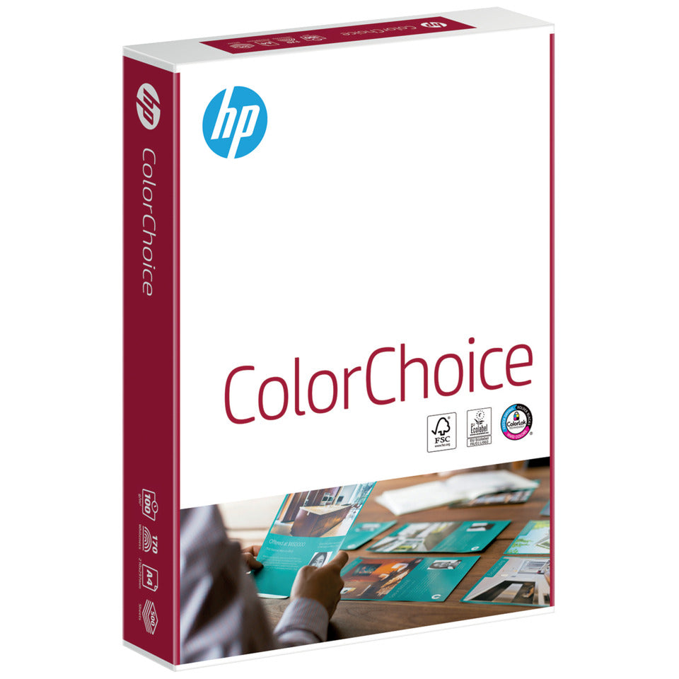 Laserpapier, A4, 100g/m², 500 Blatt, weiß HP CHP751 HP 2100004881 Color Choice 500Bl