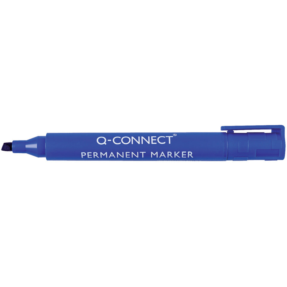 Permanentmarker, M, Keilspitze, 1,2-5mm, blau Q-CONNECT KF26043 Q-CONNECT KF26043 Keilspitze