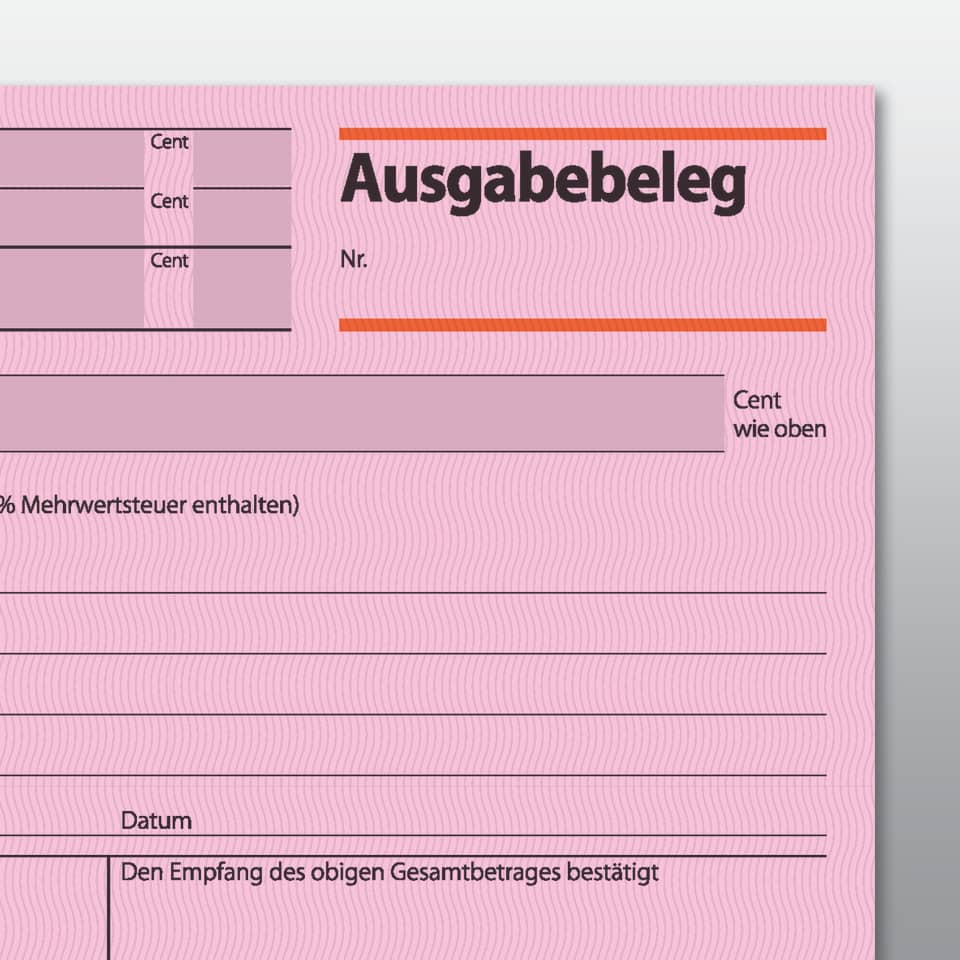 Ausgabebeleg, A6, 50 Blatt, rosa SIGEL AG615 SIGEL AG615 50BL
