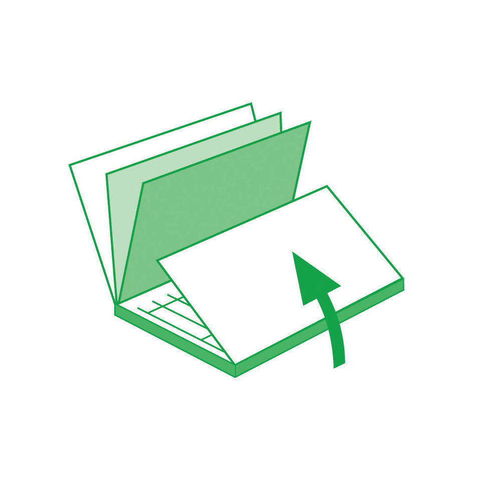 Kombinationsbuch, A5, 2x40 Blatt SIGEL SD017