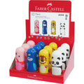 Dosenspitzer Radierer Faces, sortiert FABER CASTELL 583513 FABER CASTELL 583513 i.Display