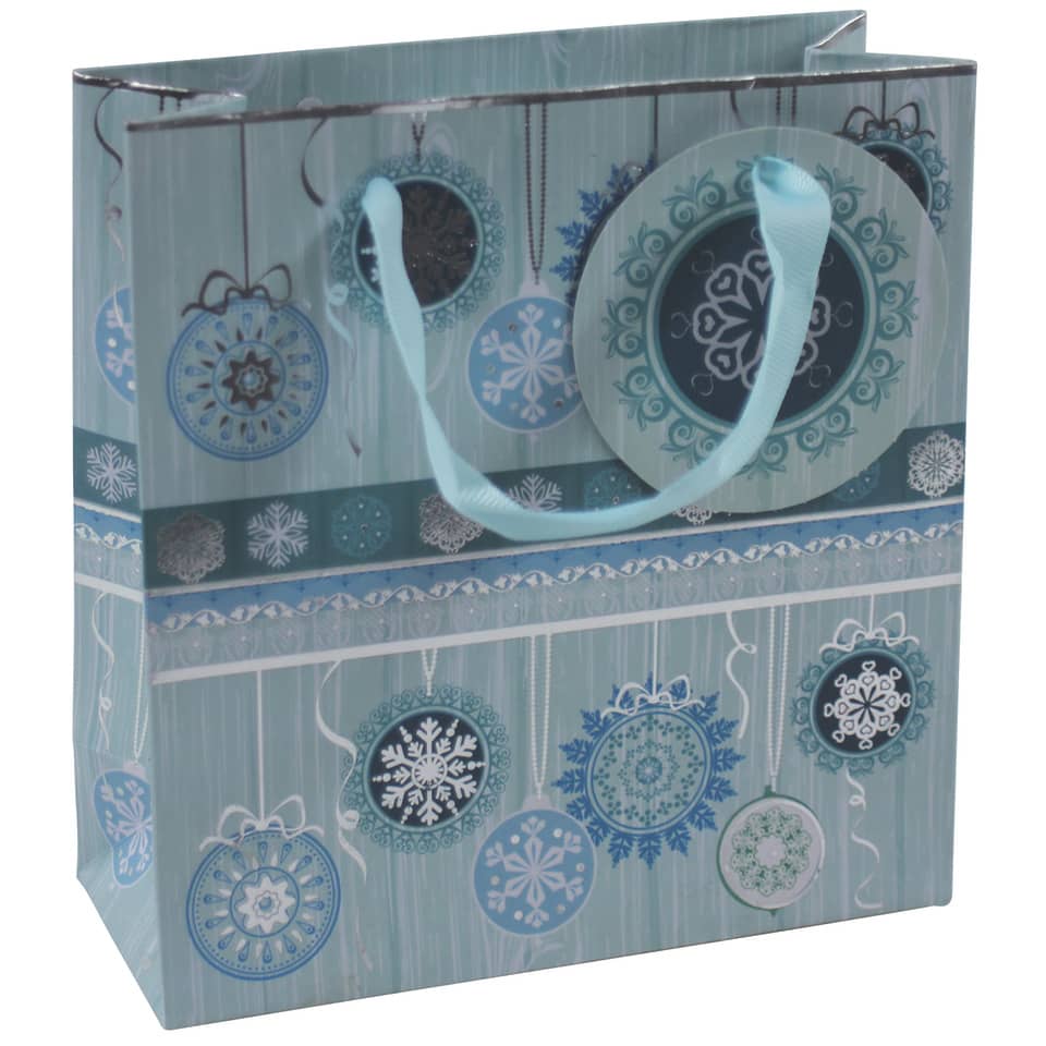 Weihnachts-Geschenktragetasche, 15x14,5x6cm, sortiert PBS 41443 41443 15x14,5x6cm