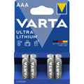 Batterie Lithium ULTRA, LR03/AAA/Micro, 4 Stück VARTA 06103301404 VARTA 6103 301 404 Lithium
