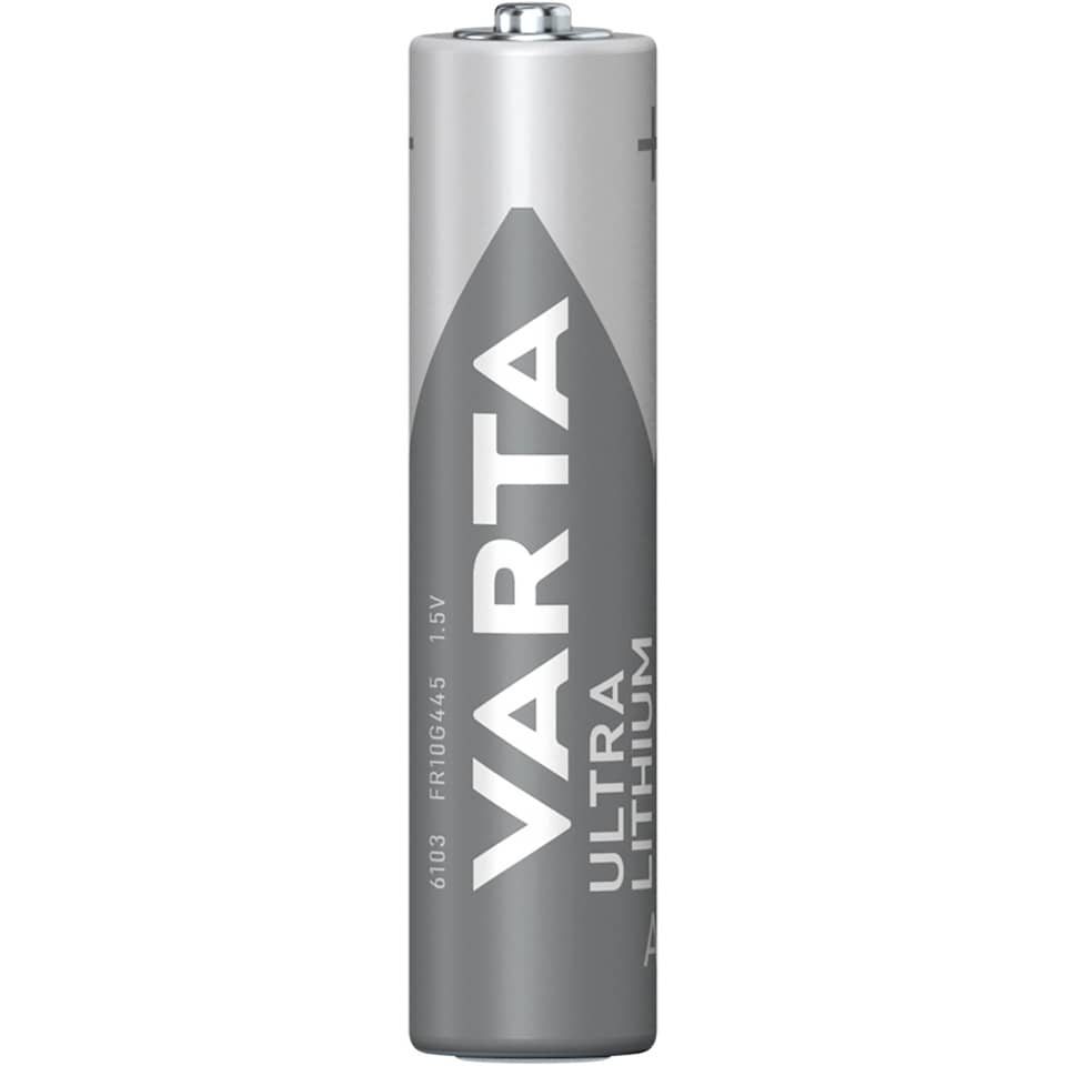 Batterie Lithium ULTRA, LR03/AAA/Micro, 4 Stück VARTA 06103301404 VARTA 6103 301 404 Lithium