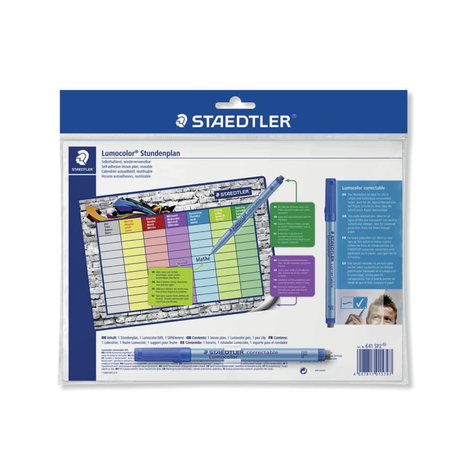 Stundenplan Lumocolor® correctable STAEDTLER 641SP2