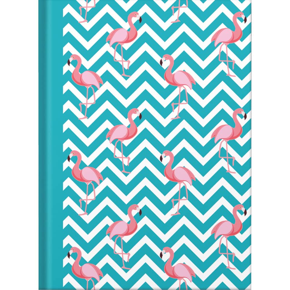 Notizbuch "Flamingo blau", A5, 96 Blatt, dotted RNK 46751 RNK 46751 A5/96BL punktiert