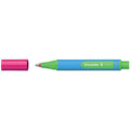 Kugelschreiber Slider Link-It, Kappenmodell, XB, pink, Schaftfarbe: cyan SCHNEIDER 50-154509 SCHNEIDER 154509