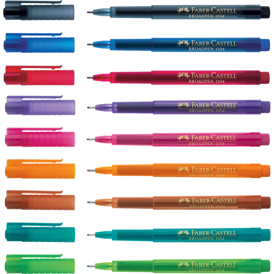 Fineliner Broadpen, 0,8mm, blau FABER CASTELL 155451 FABER CASTELL 155451  0.8mm