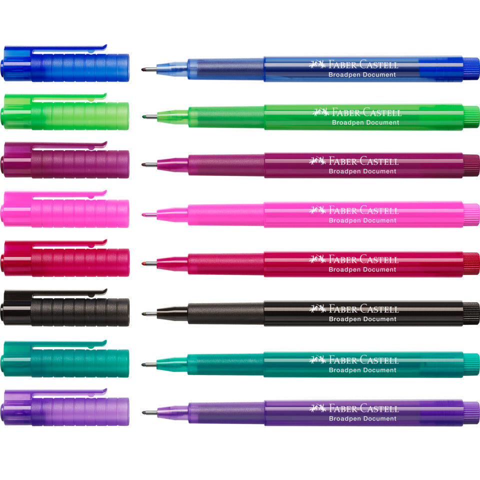 Fineliner triplus Broadliner, 0,8mm, schwarz FABER CASTELL 155499 FABER CASTELL 155499  0.8mm