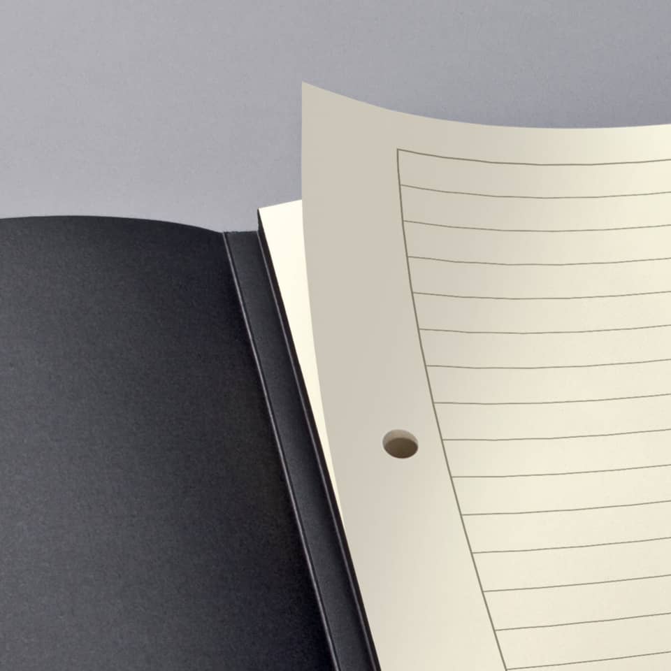 Notizblock, ca.A5, Hardcover, liniert, schwarz CONCEPTUM CO803 CONCEPTUM CO803 Hardcover